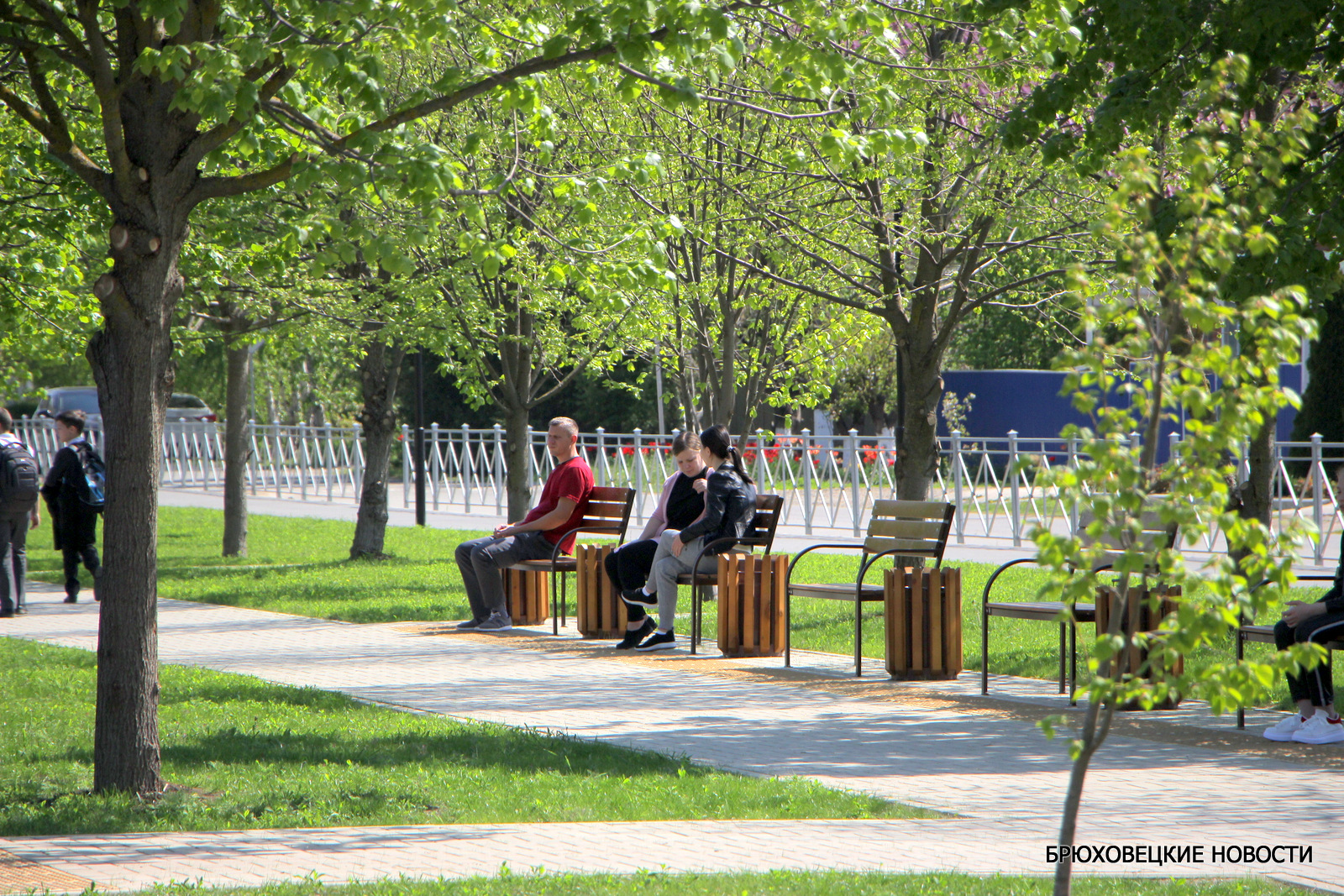 парк в брюховецкой
